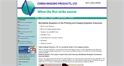 Desktop Screenshot of cobraimagingproducts.com